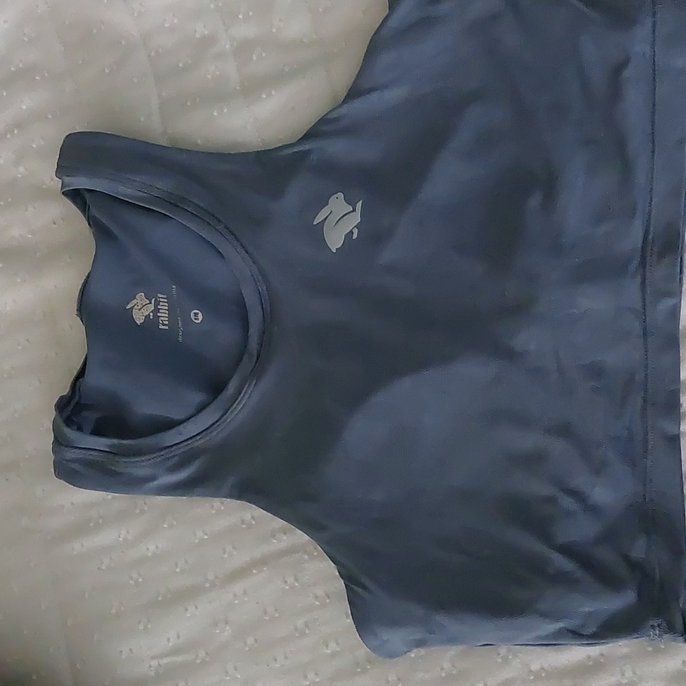 Rabbit running crop top